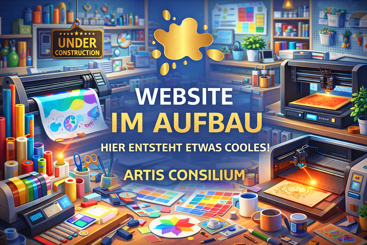 Website im Aufbau - Hier entsteht etwas Cooles!