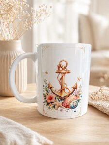 Tasse mit Motiv anker