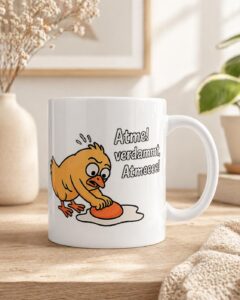 Tasse mit Motiv atme
