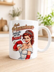 Tasse mit Motiv prinzessin